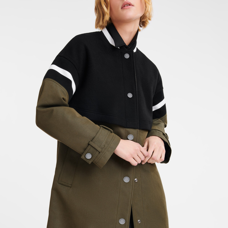 Teddy spirit trench Khaki - Gabardine and wool 4