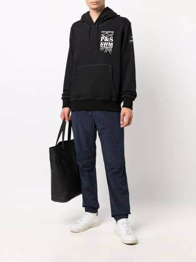 Paul & Shark logo print hoodie outlook