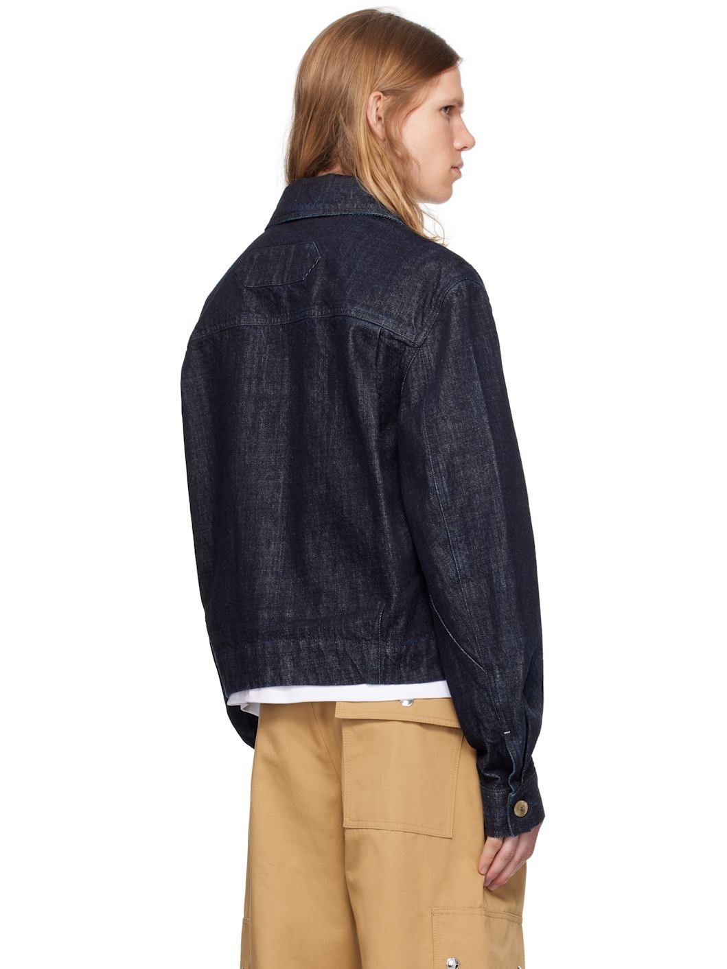 Navy La Croisière 'The Canevas de-Nîmes' Denim Jacket - 3