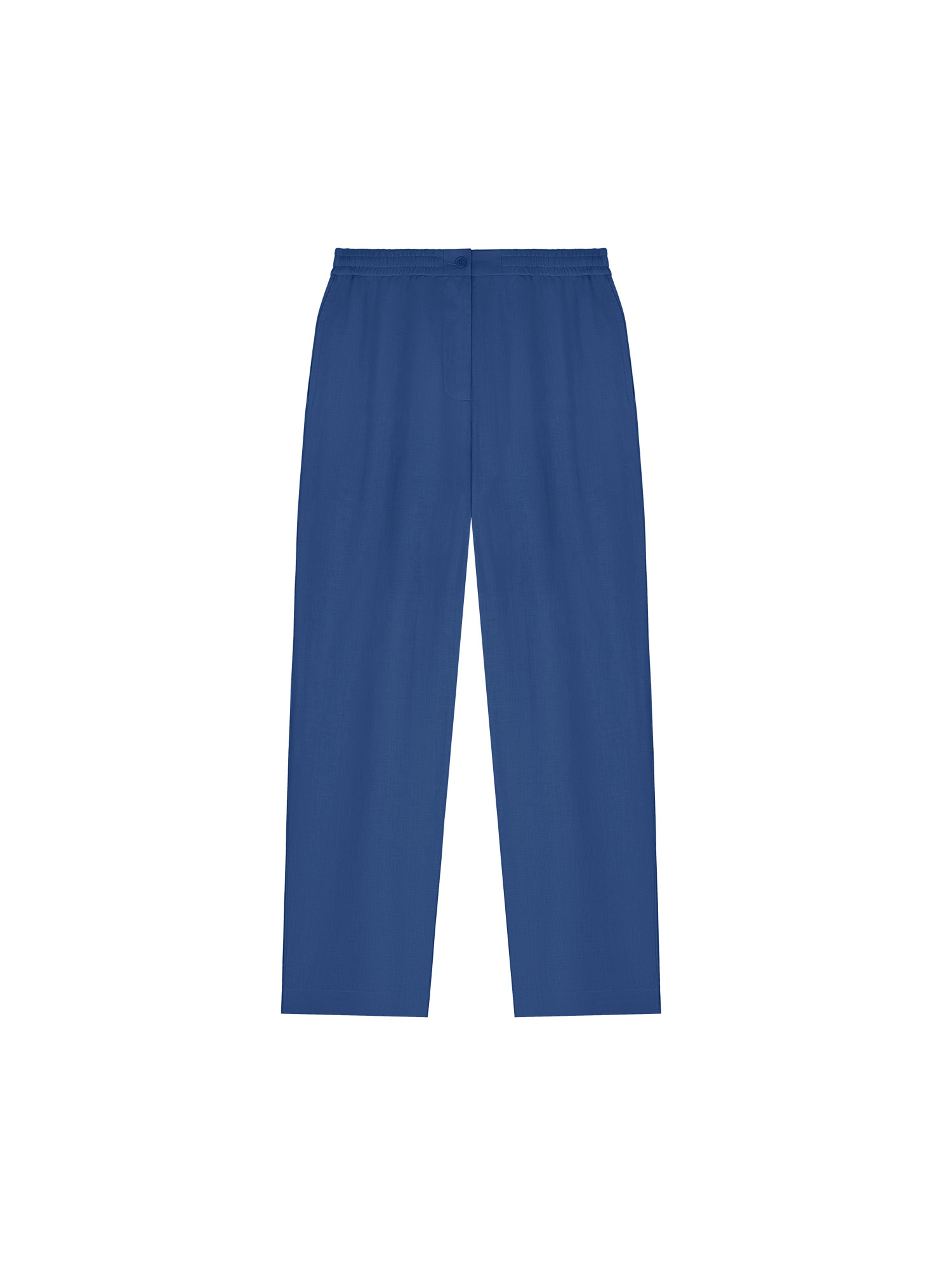 Women's DNA Linen Trousers - Lapis Blue - 1