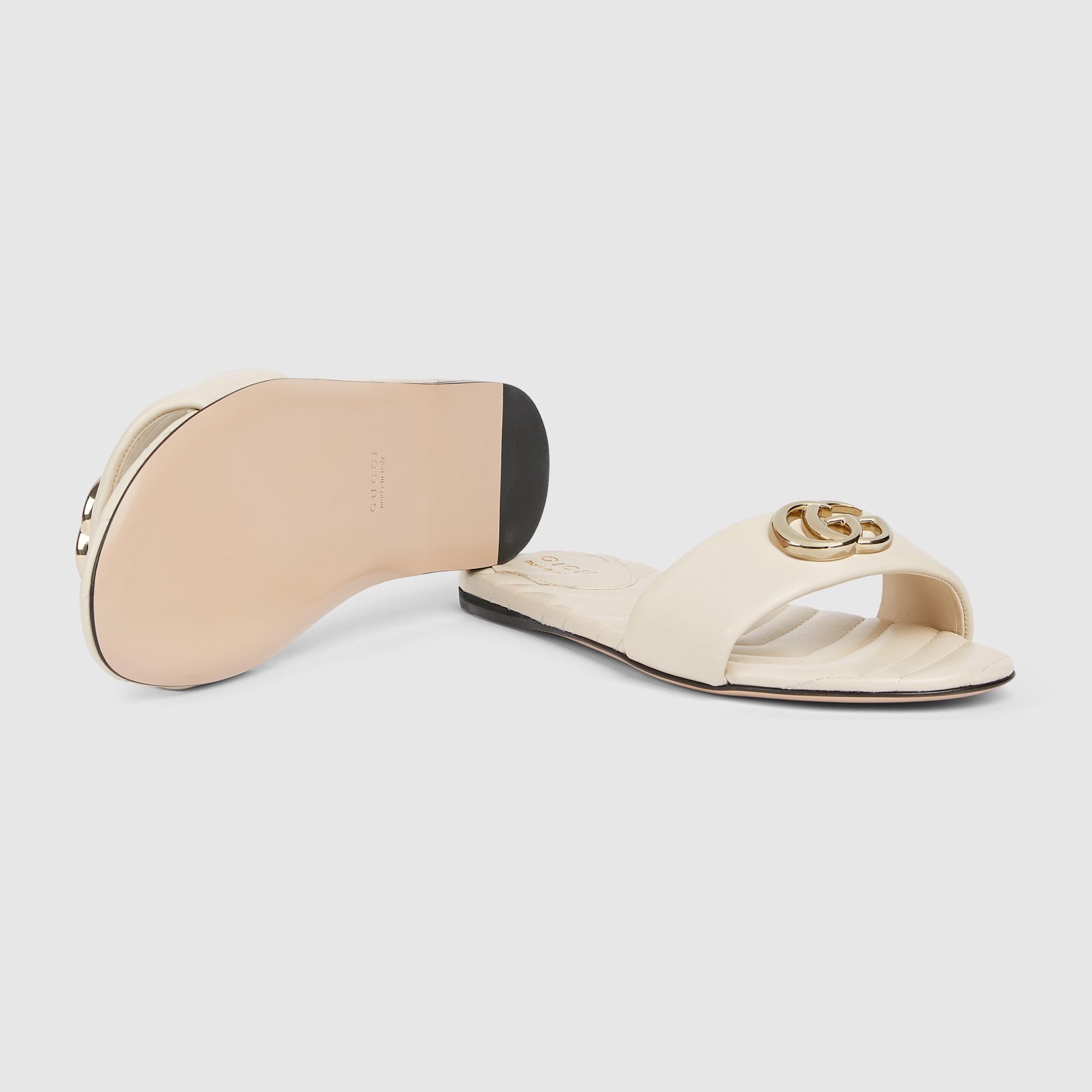 Women's slide sandal with Doube G - 5