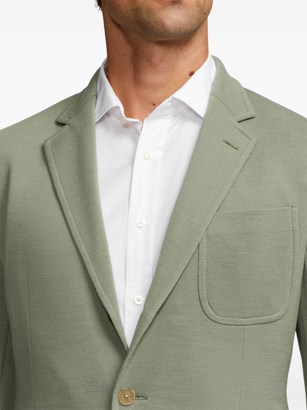 wool blazer - 6