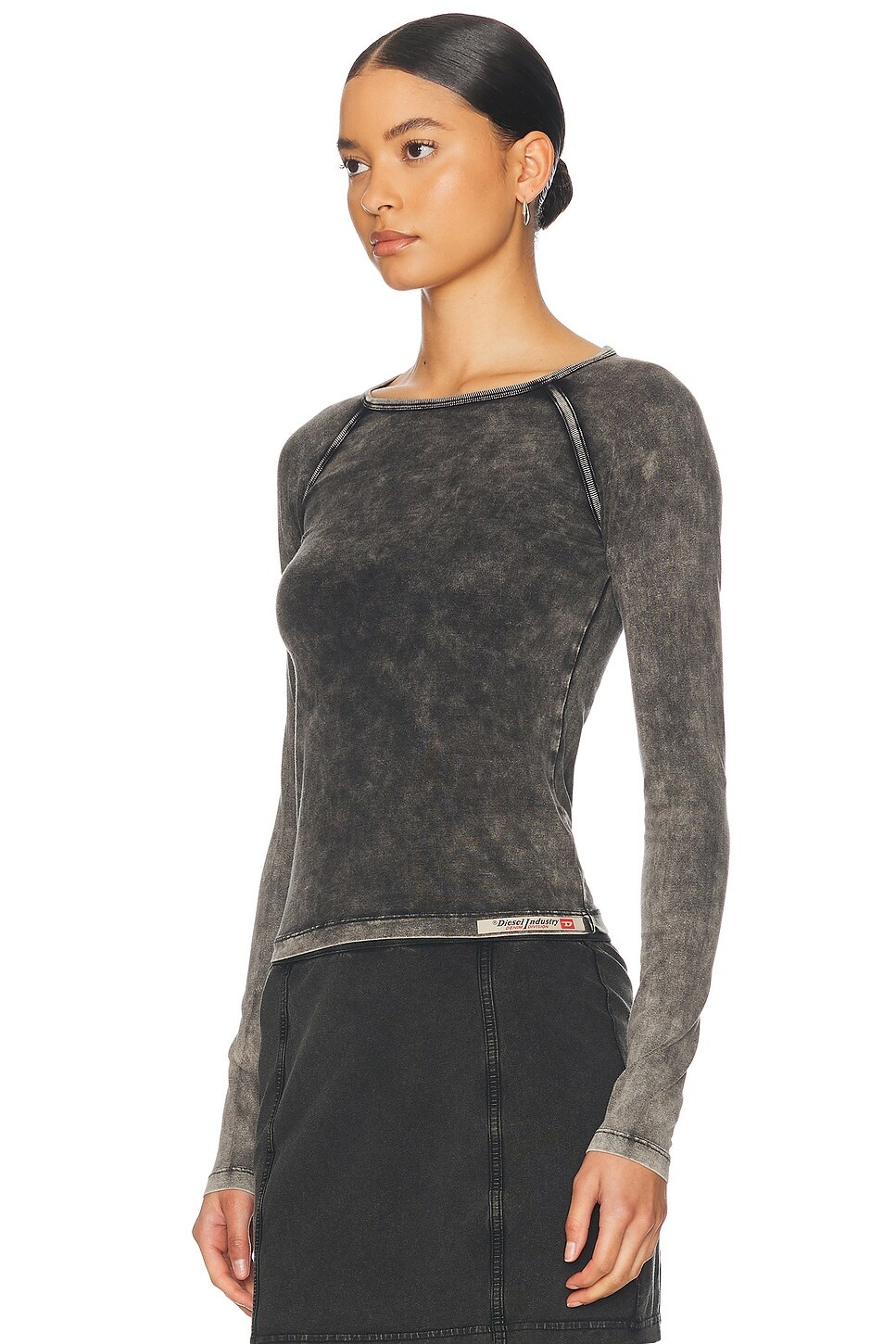 Cropped Long Sleeve Top - 2