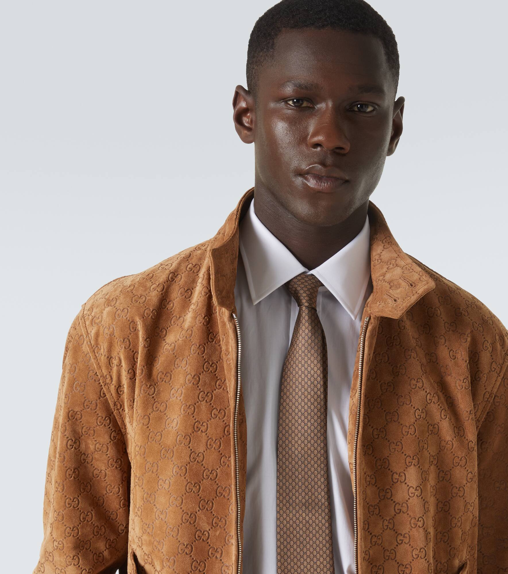 GG silk jacquard tie - 3