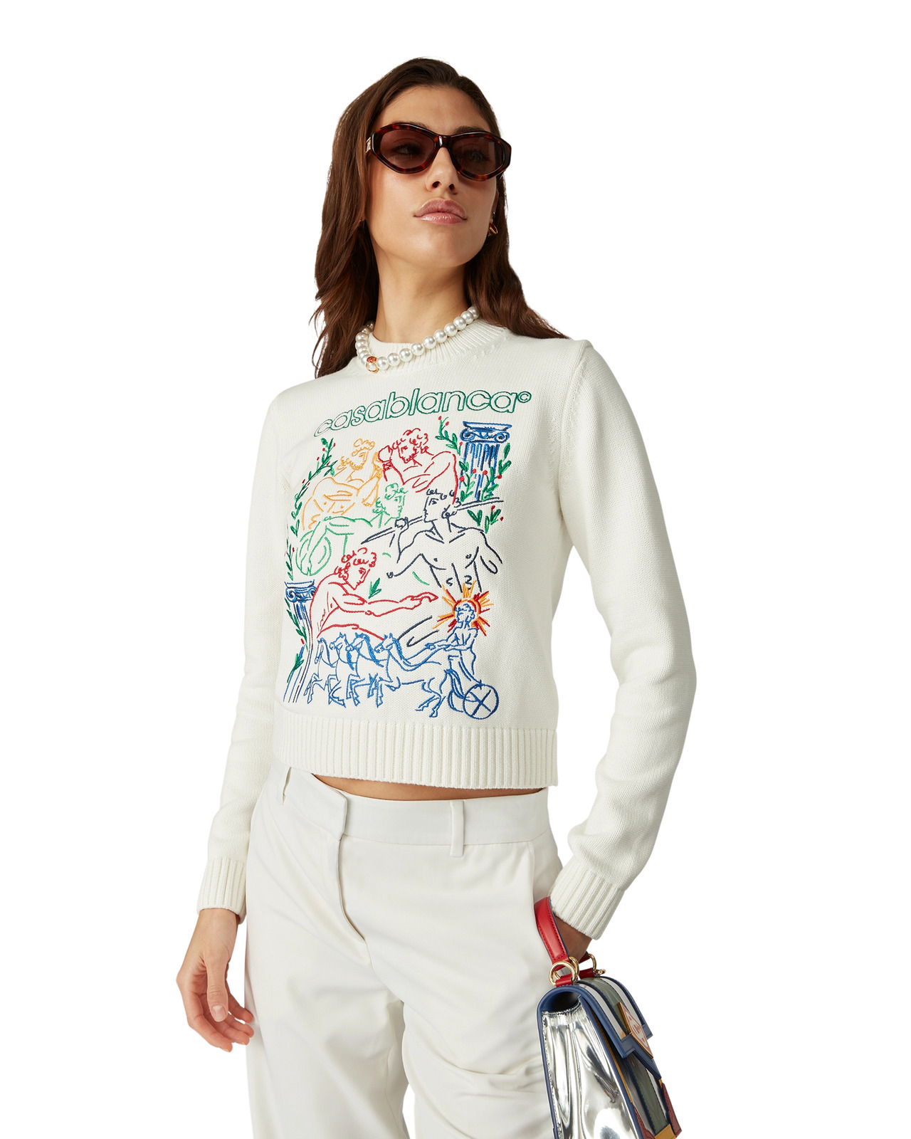 Embroidered Jumper | Casablanca Paris - 5