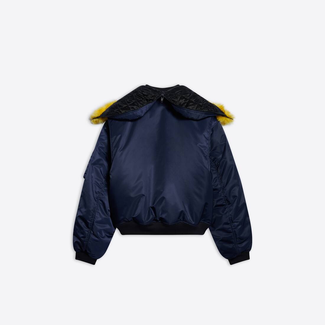 Men's Hooded Bomber in Blue - 2