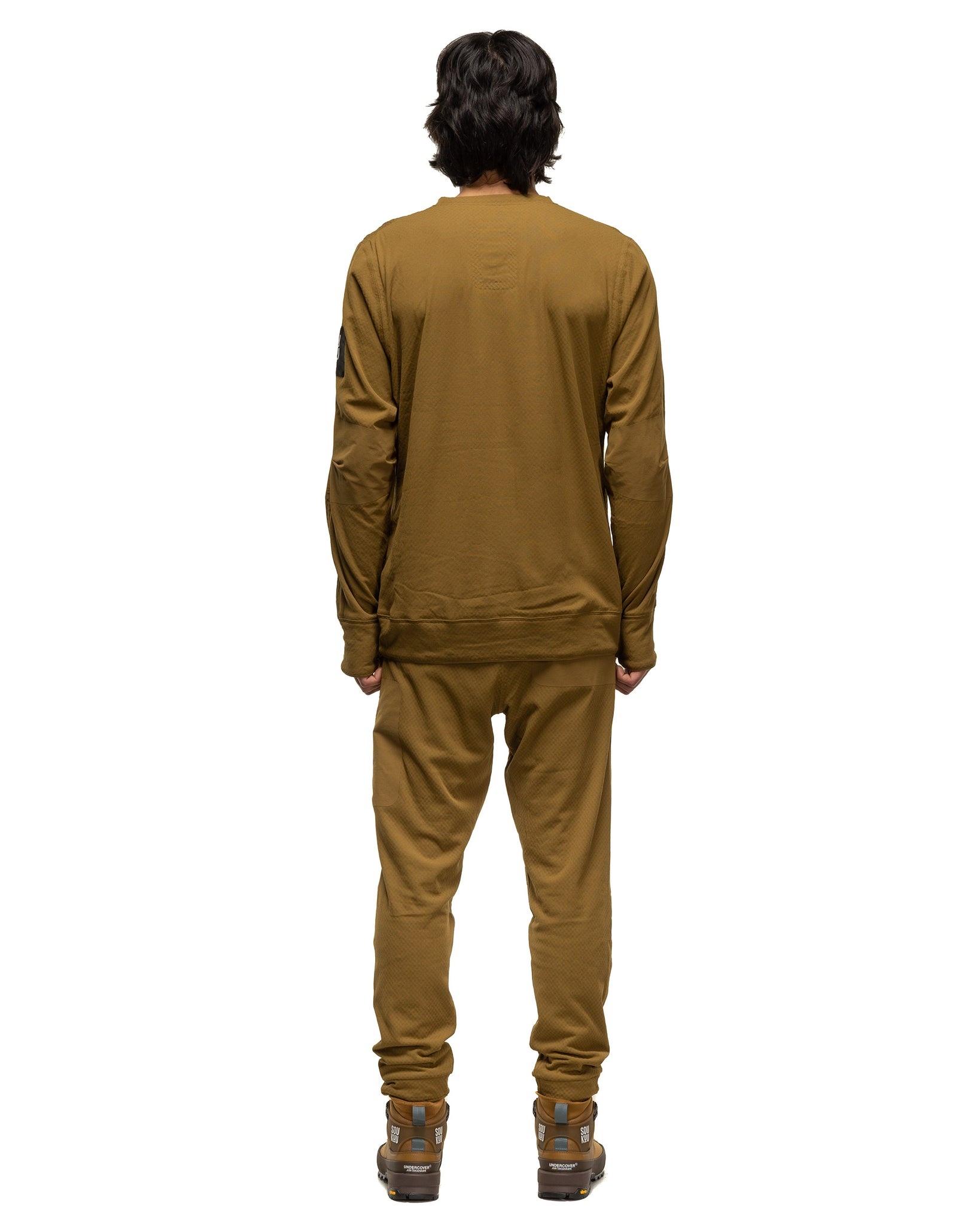 x Undercover SOUKUU FUTUREFLEECE L/S SWEATER BROWN - 3