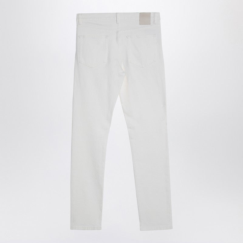 Zegna White Regular Jeans Men - 2