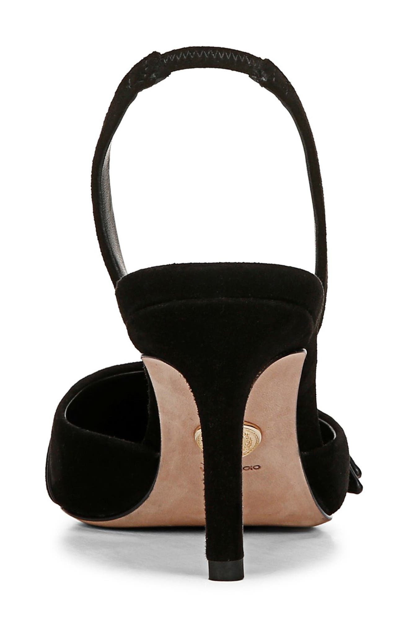 Veronica Beard Lisbeth Slingback Pointed Toe Pump in Black at Nordstrom - 7