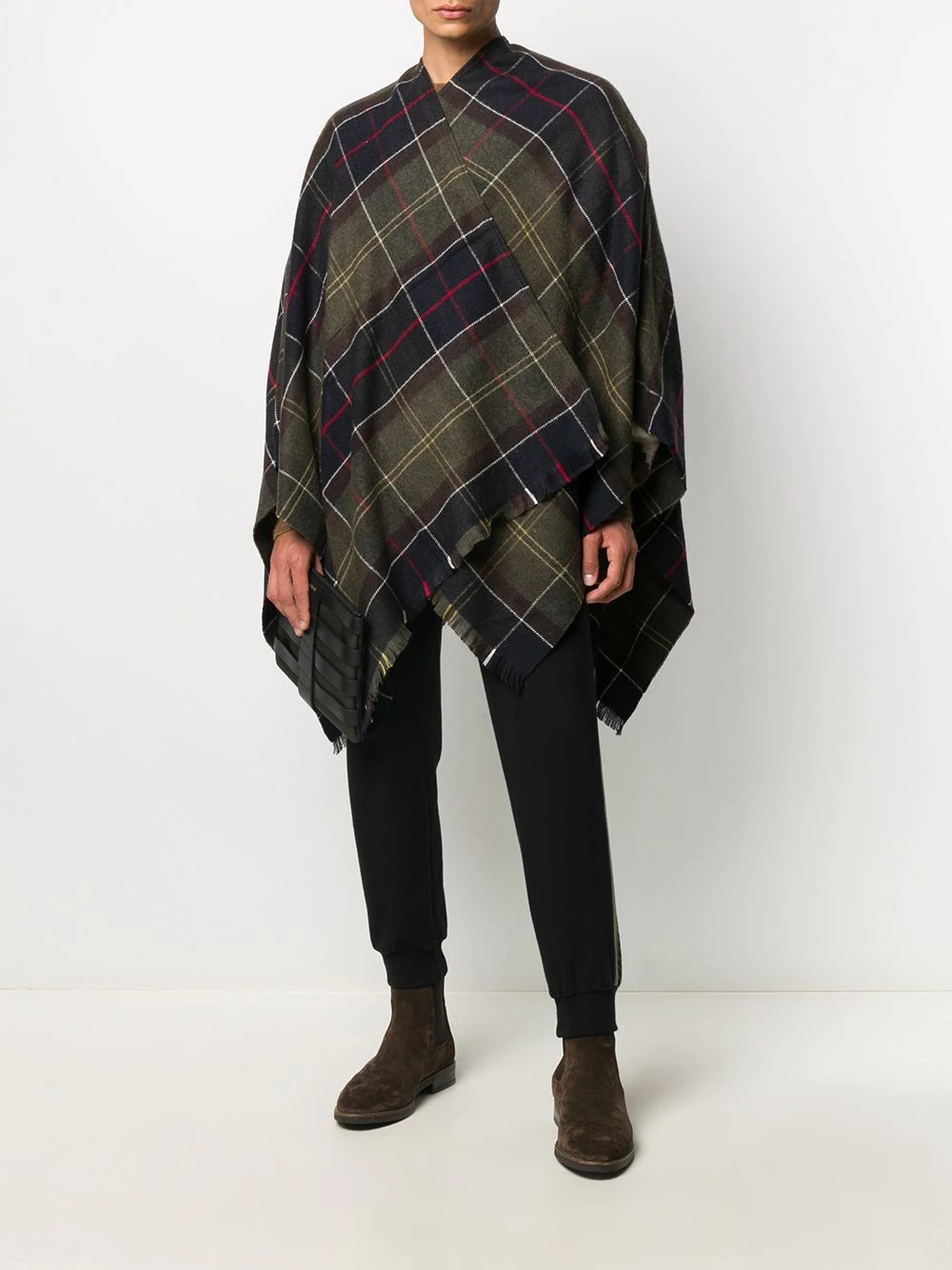 Staffin tartan serape cape - 2