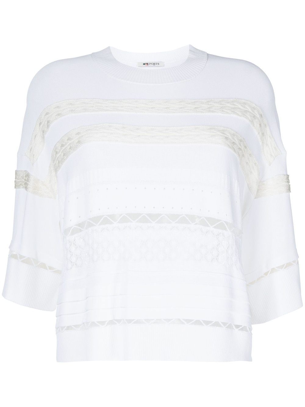 embroidered cotton T-Shirt - 1