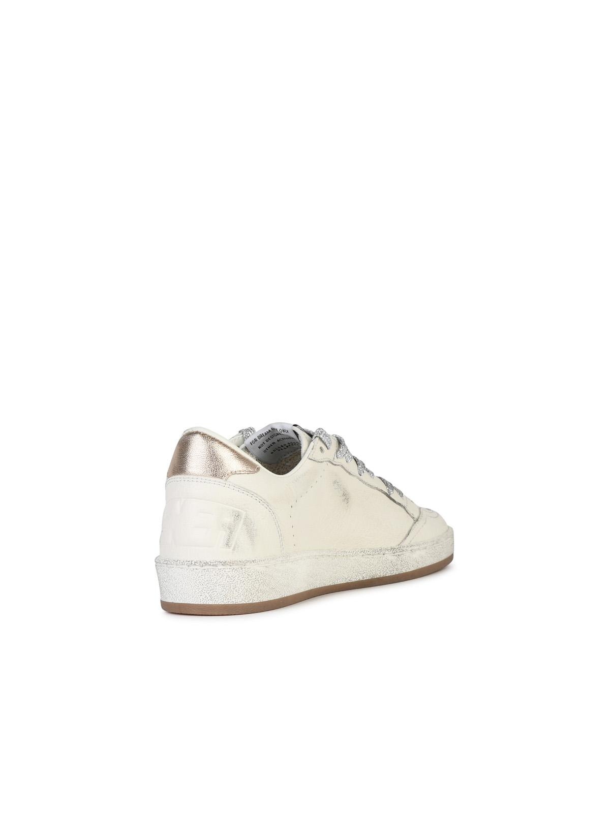 Golden Goose 'Ball Star' White Leather Sneakers Woman - 3