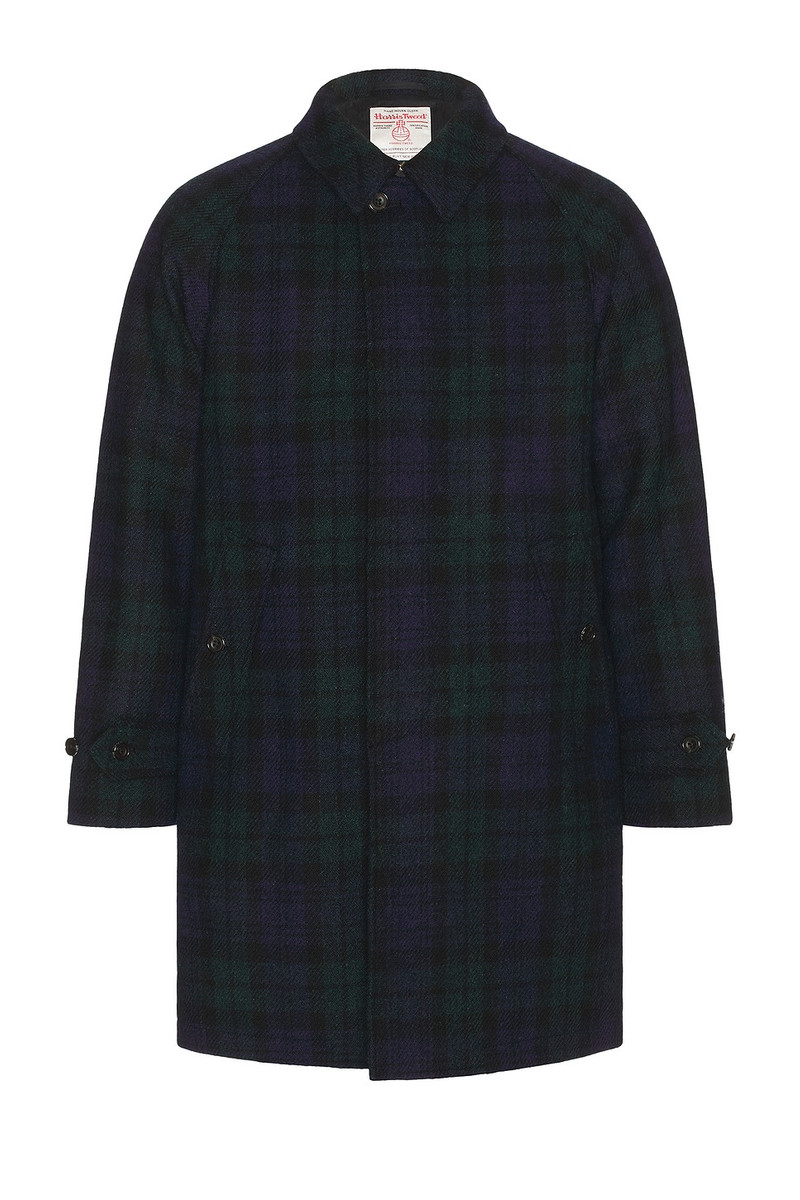 Bal Collar Coat Harris Tweed - 1