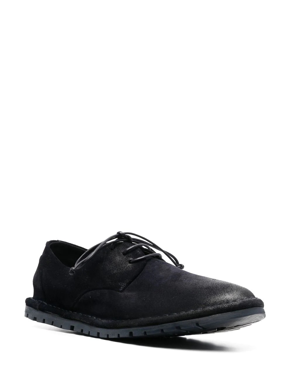 round-toe lace-up derby shoes - 2