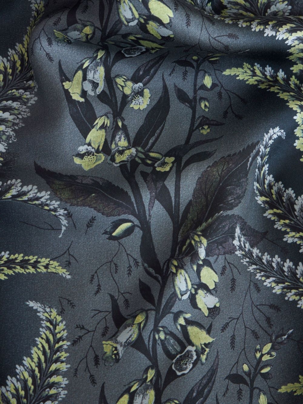 floral-print silk shirt - 6