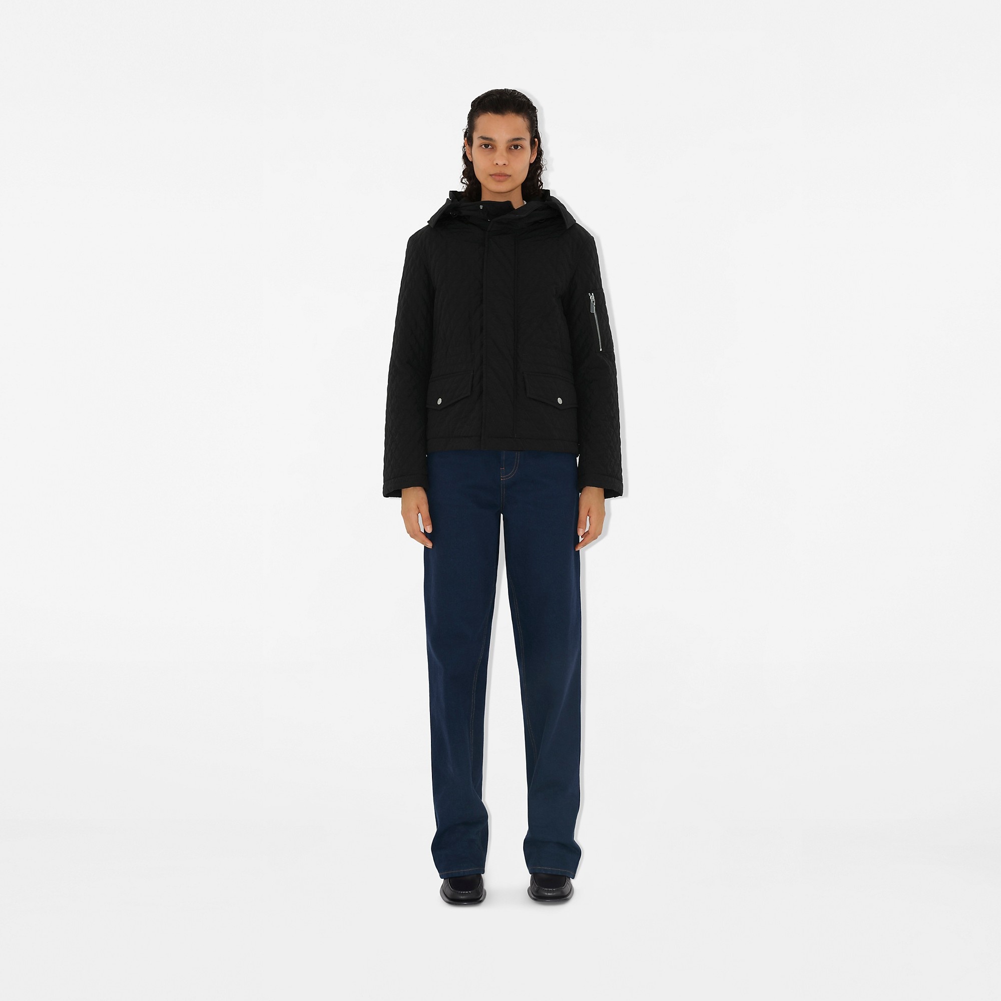 Quilted Cotton Blend Jacket - 5