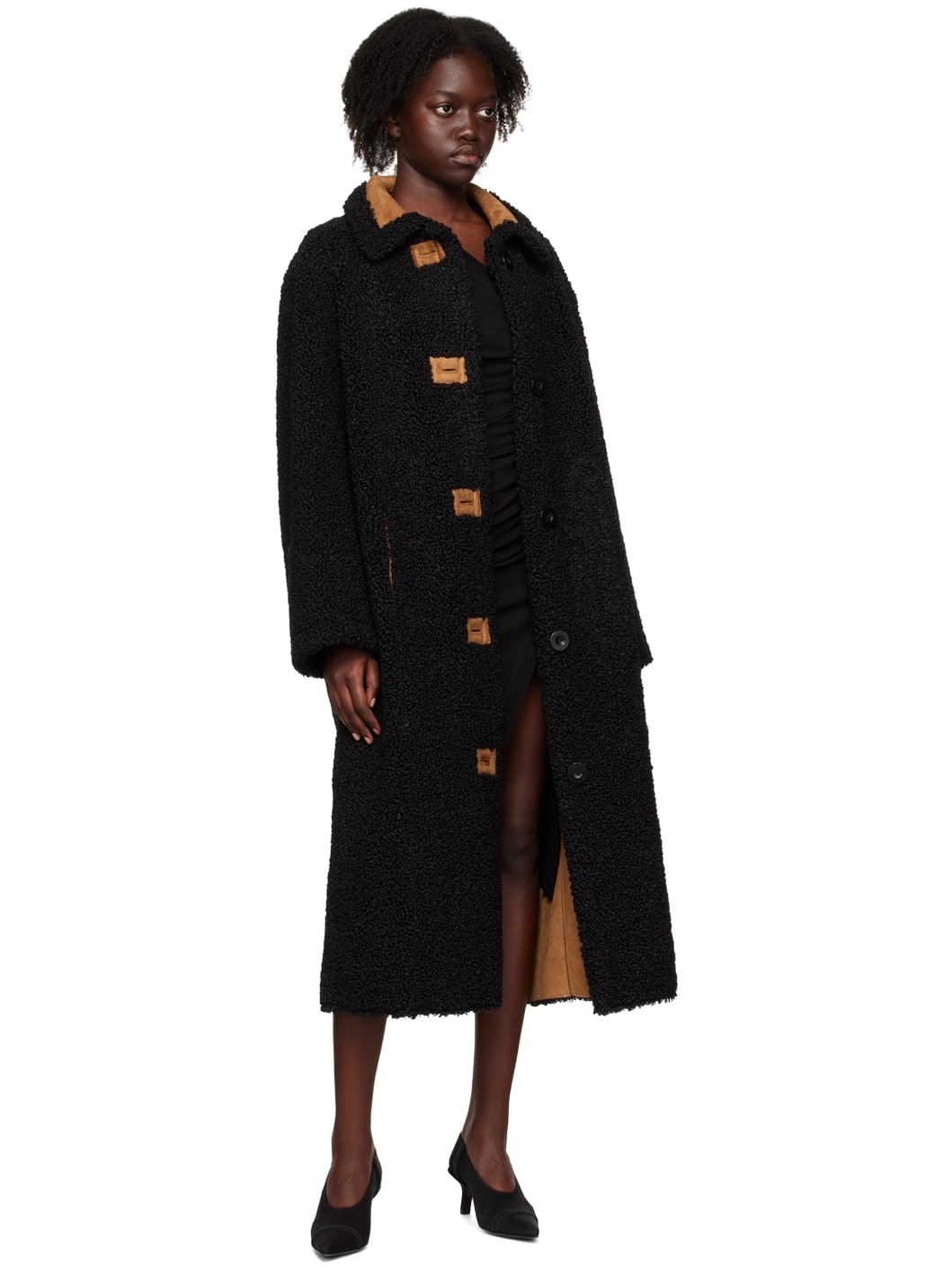 Black Kenca Coat - 5