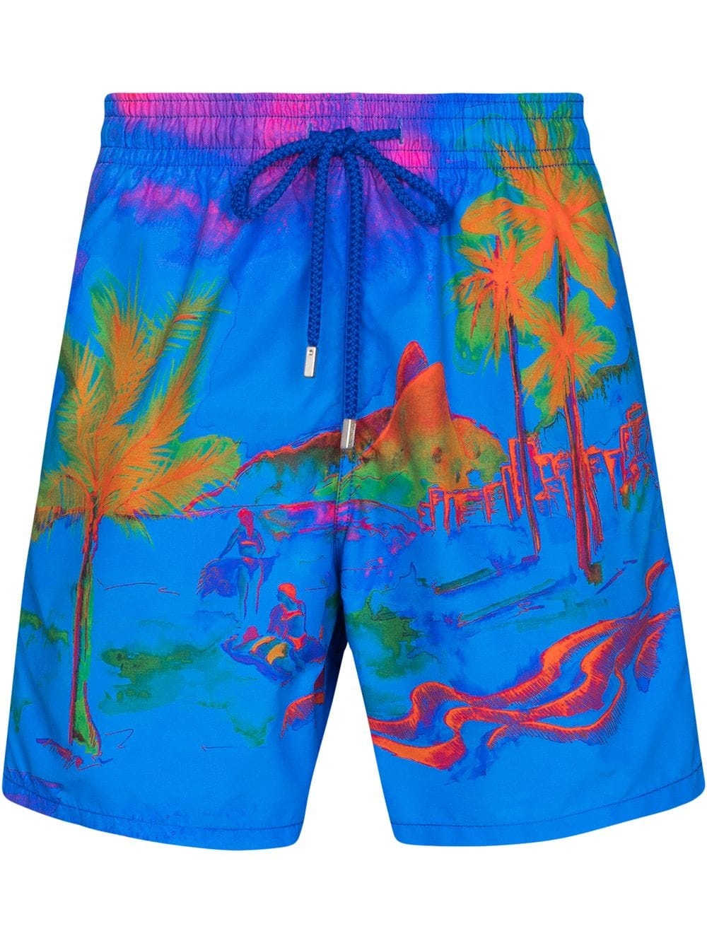 Moorea palm print swim shorts - 1