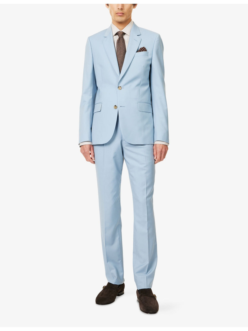 Paul Smith Buttoned-Collar Tailored Fit Cotton Shirt outlook