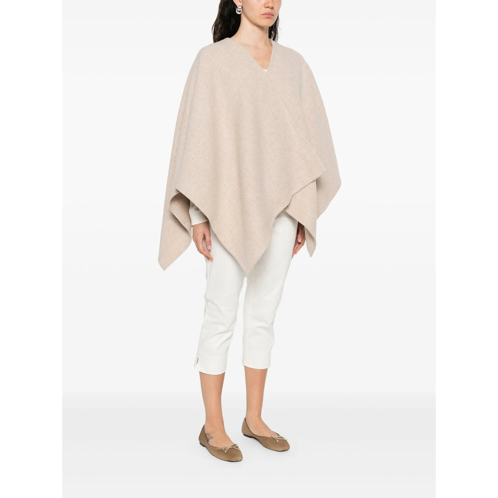 Max Mara Neutrals Jackets - Capes & Ponchos Women - 3