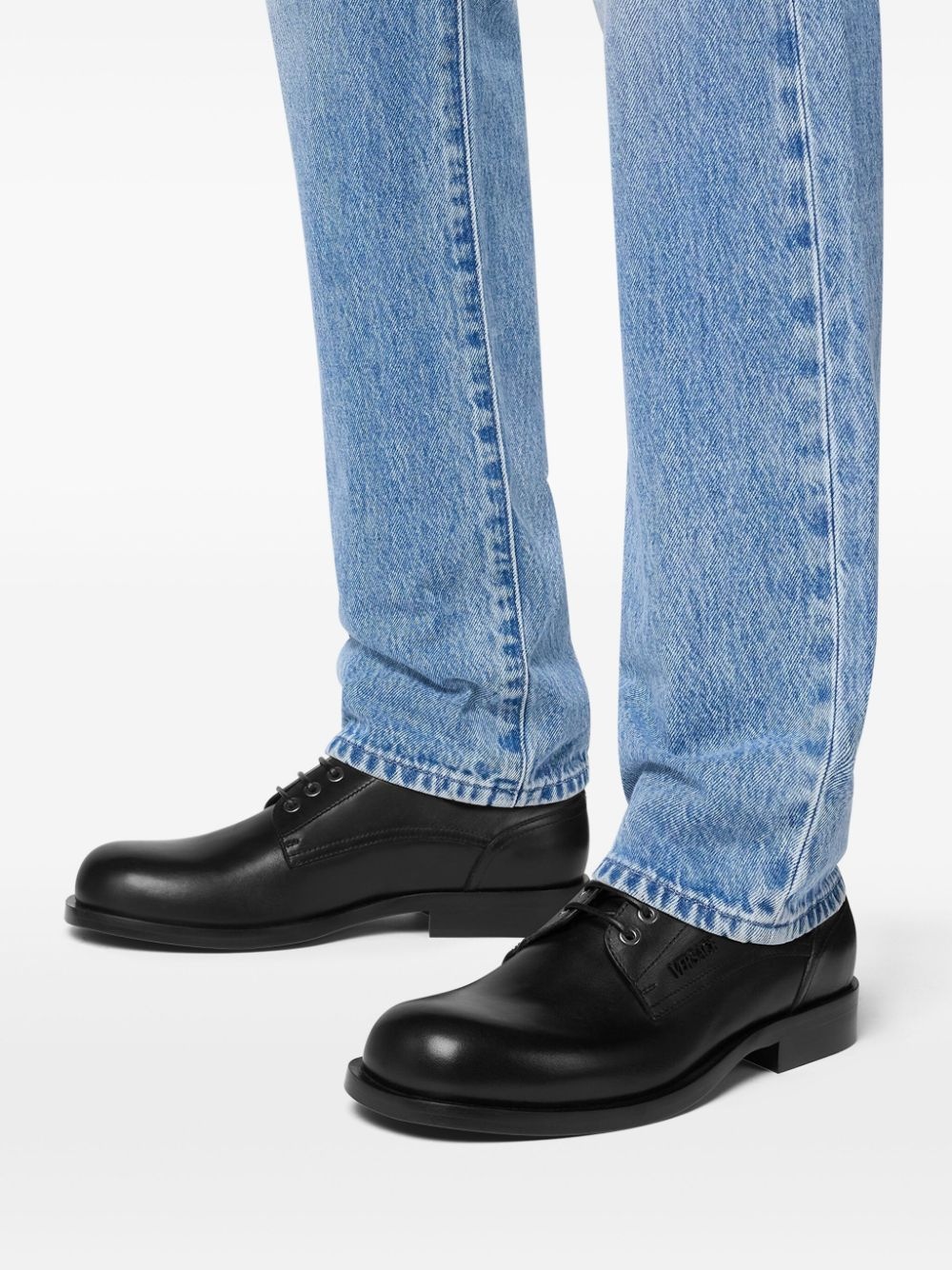 leather derby shoes - 5
