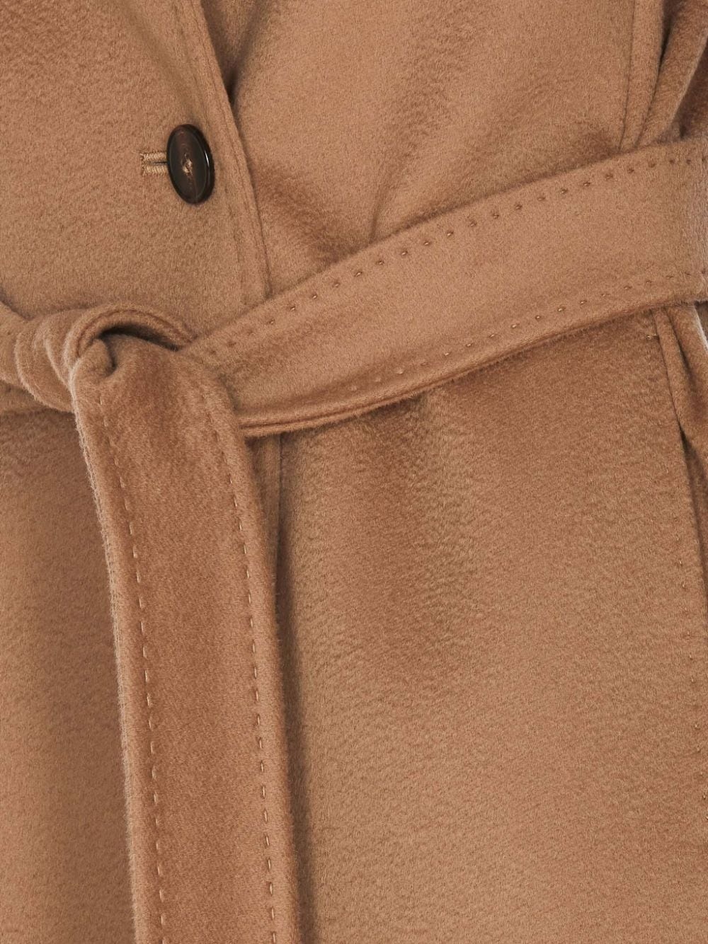 double-breasted wool coat - 1