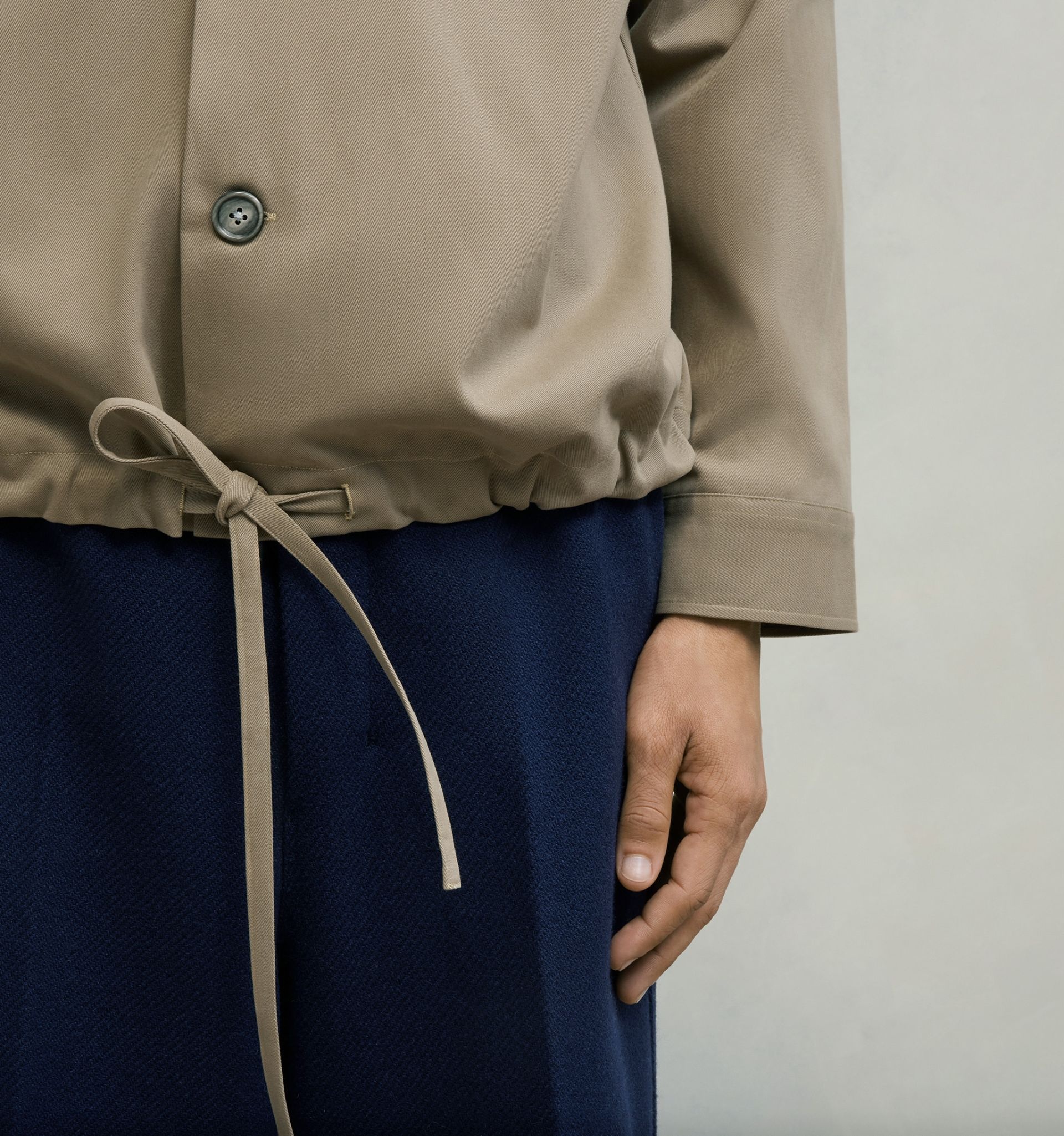 Waist Shirt With Drawstring - 7