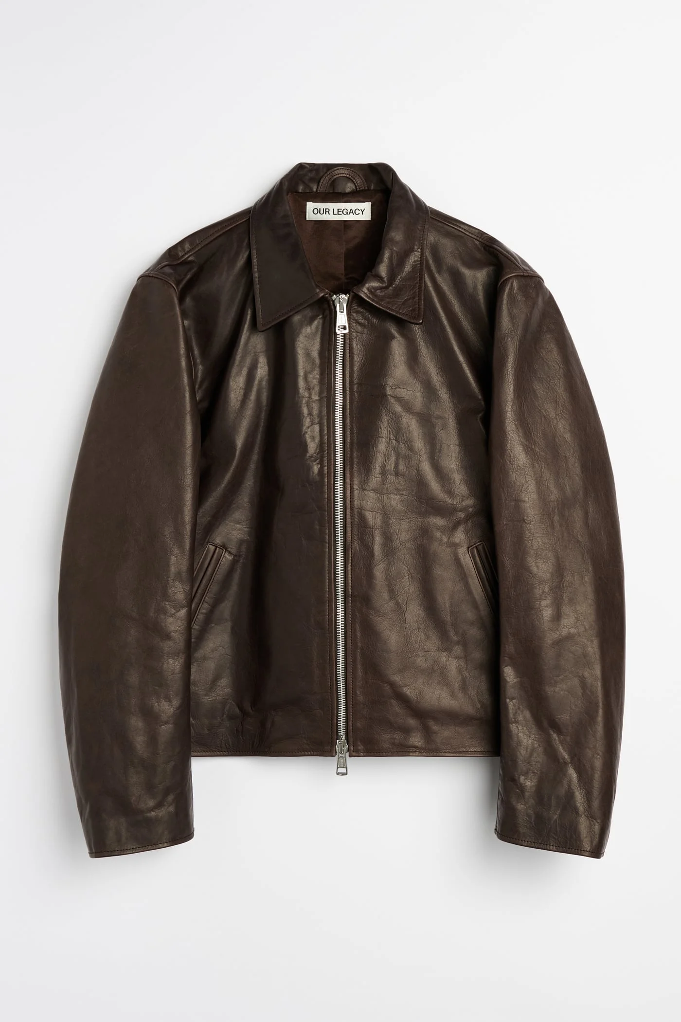 Mini Jacket Matted Brown Waxed Bovine - 1