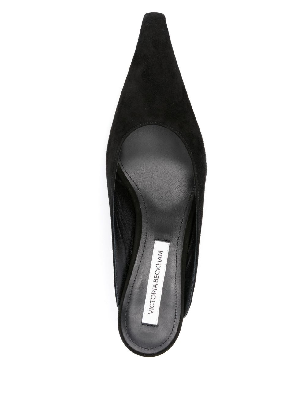 45mm pointed-toe leather mules - 4