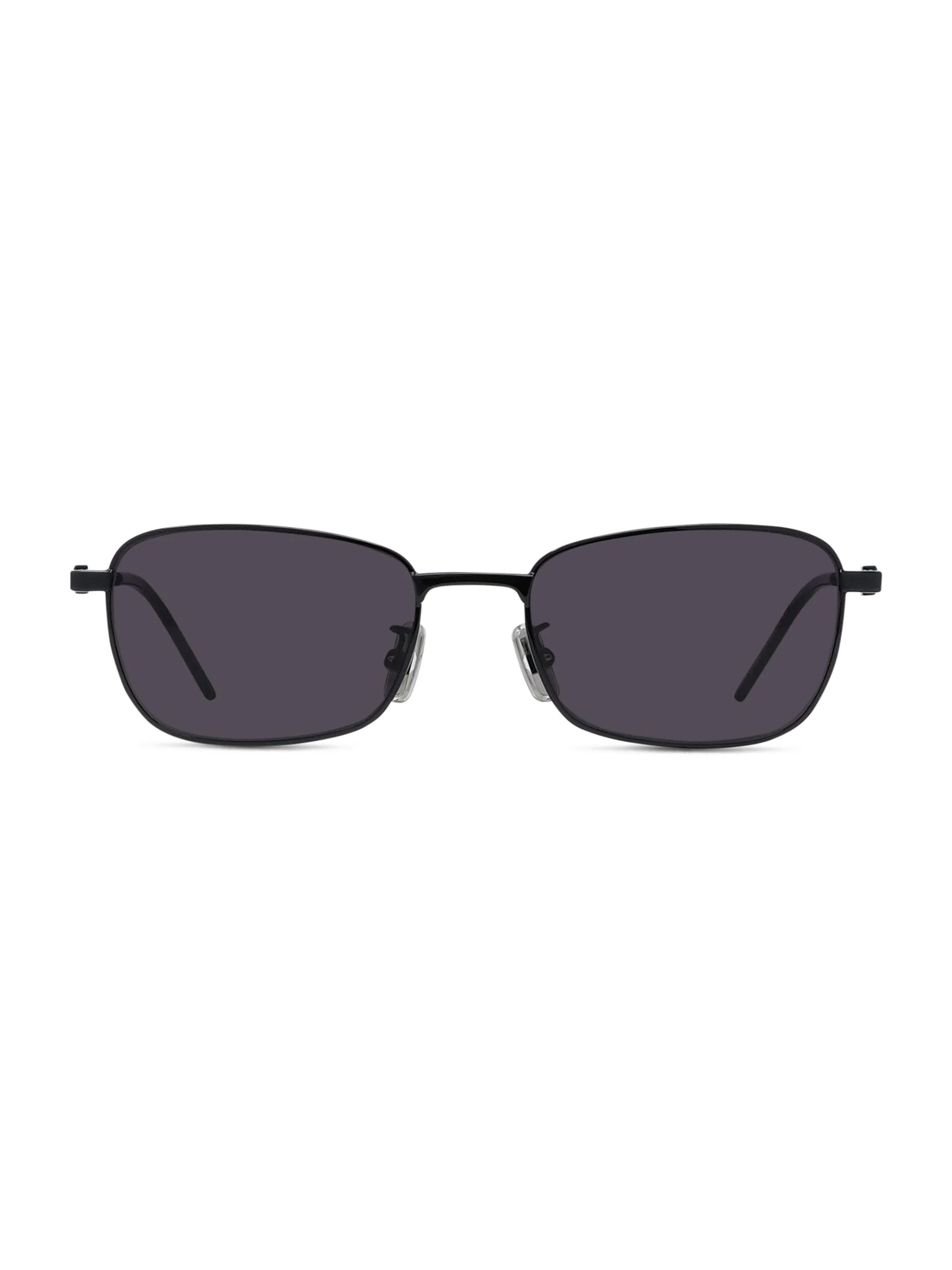 Men's GV Speed 53MM Geometric Sunglasses - Shiny Black And Smoke - 1