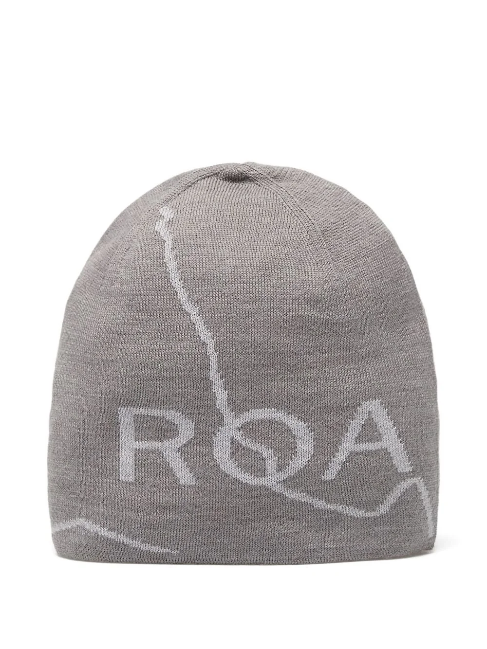 logo-detail wool beanie hat - 1