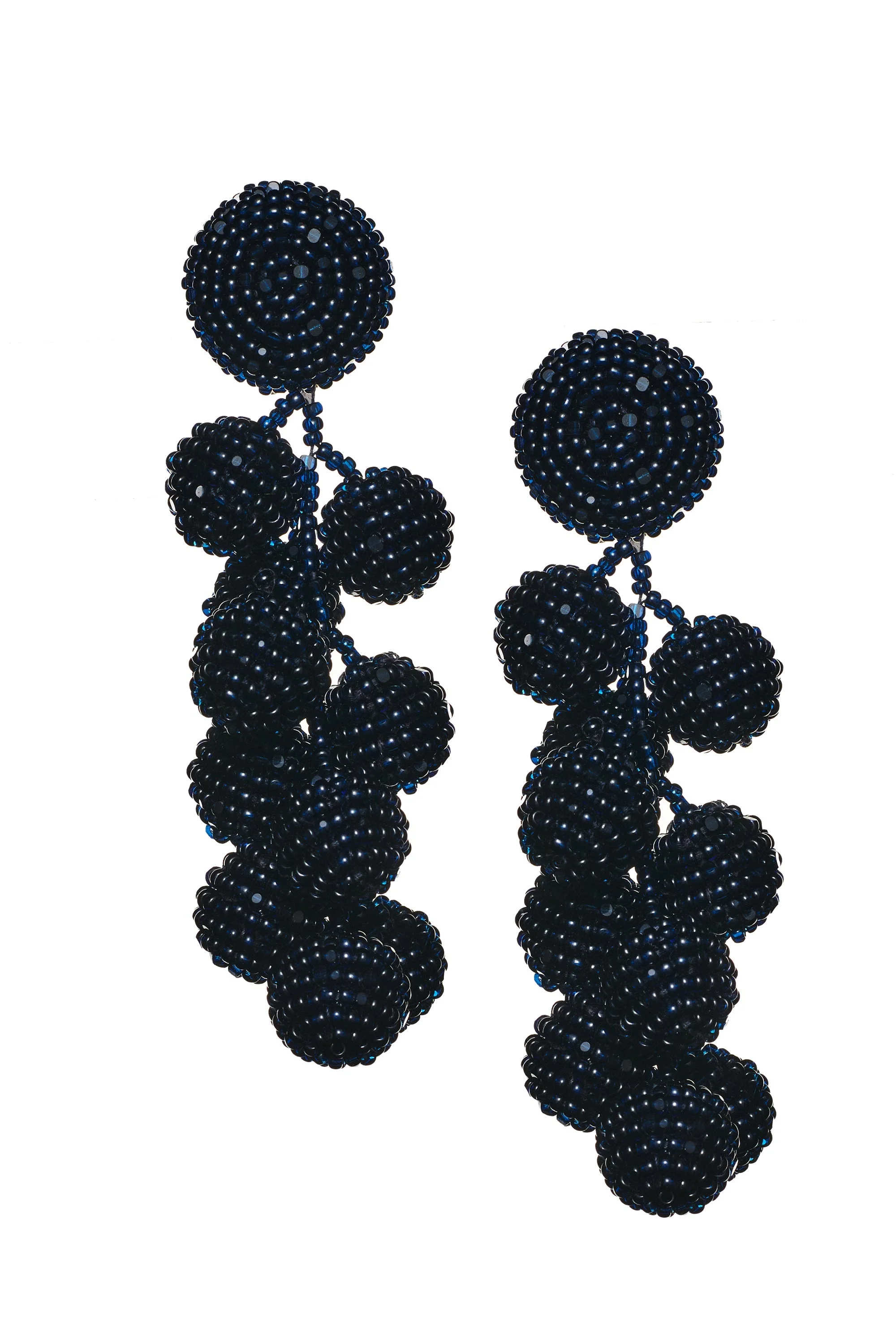 COCONUTS EARRINGS - NAVY - 1