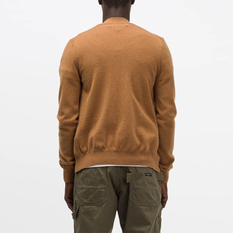 COMME des GARCONS PLAY Cardigan Red Emblem 'Brown' AZ-N076-051-3 - 3