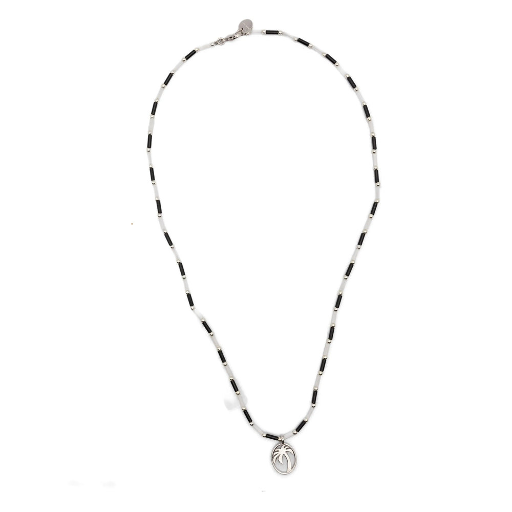 Palm Angels Black Necklaces Men - 1