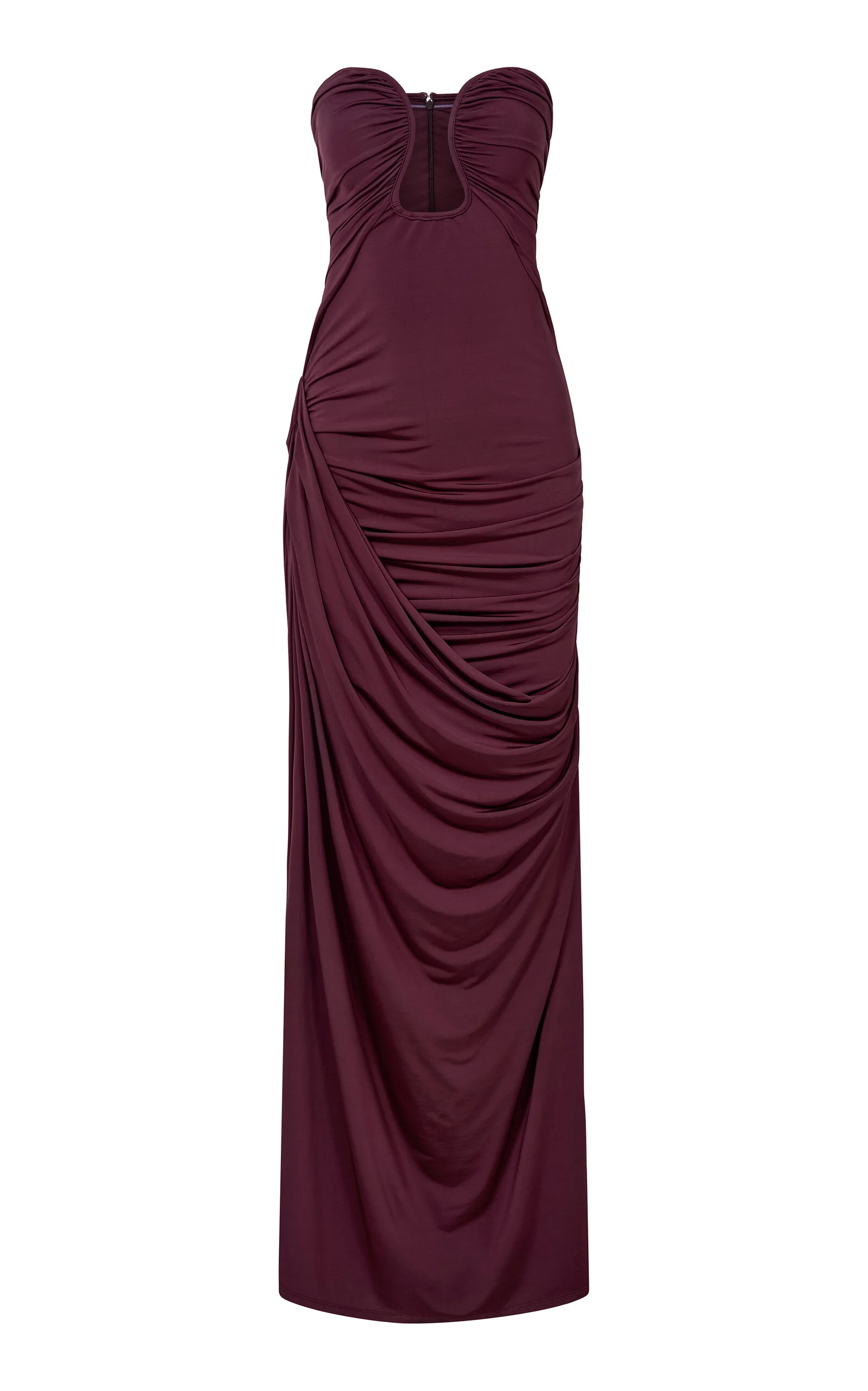 Val Keyhole Dress red - 1