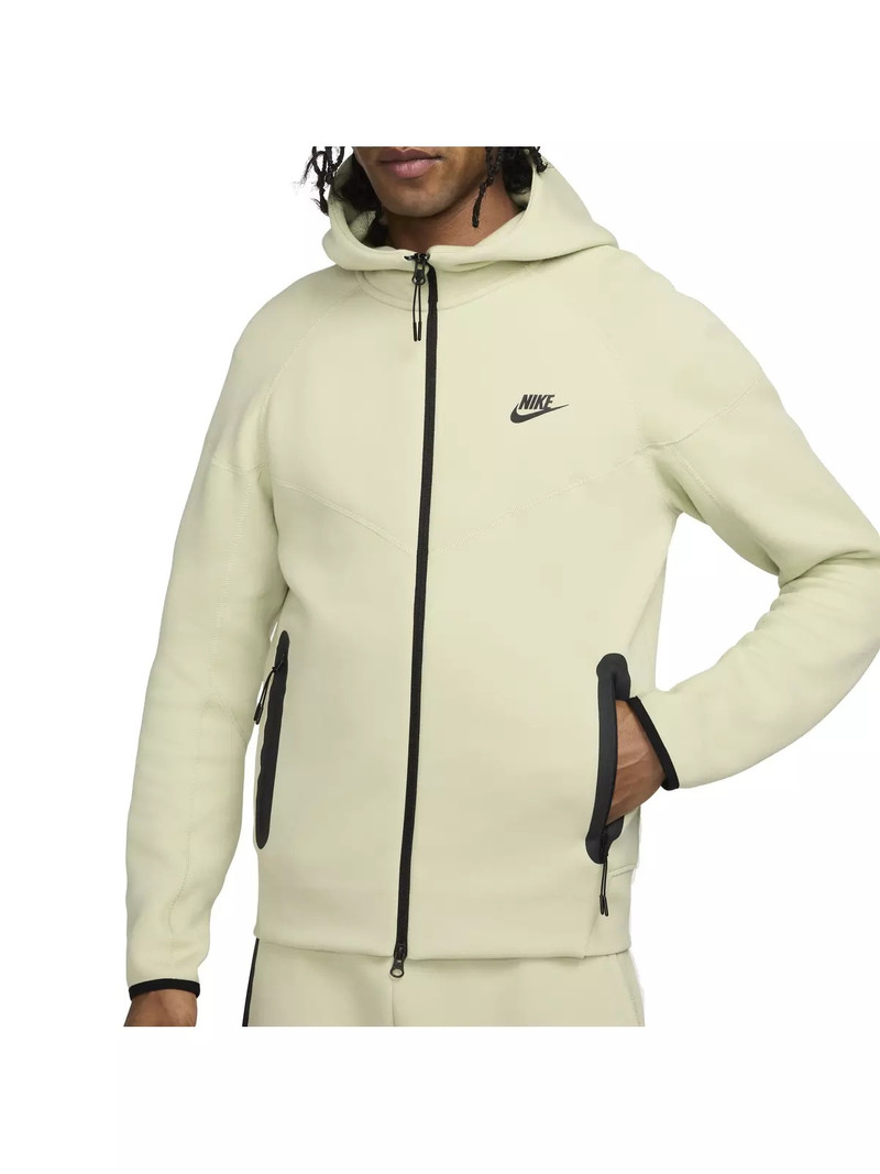 Men's Tech Fleece Full-Zip Windrunner Hooded Jacket - Olive 5