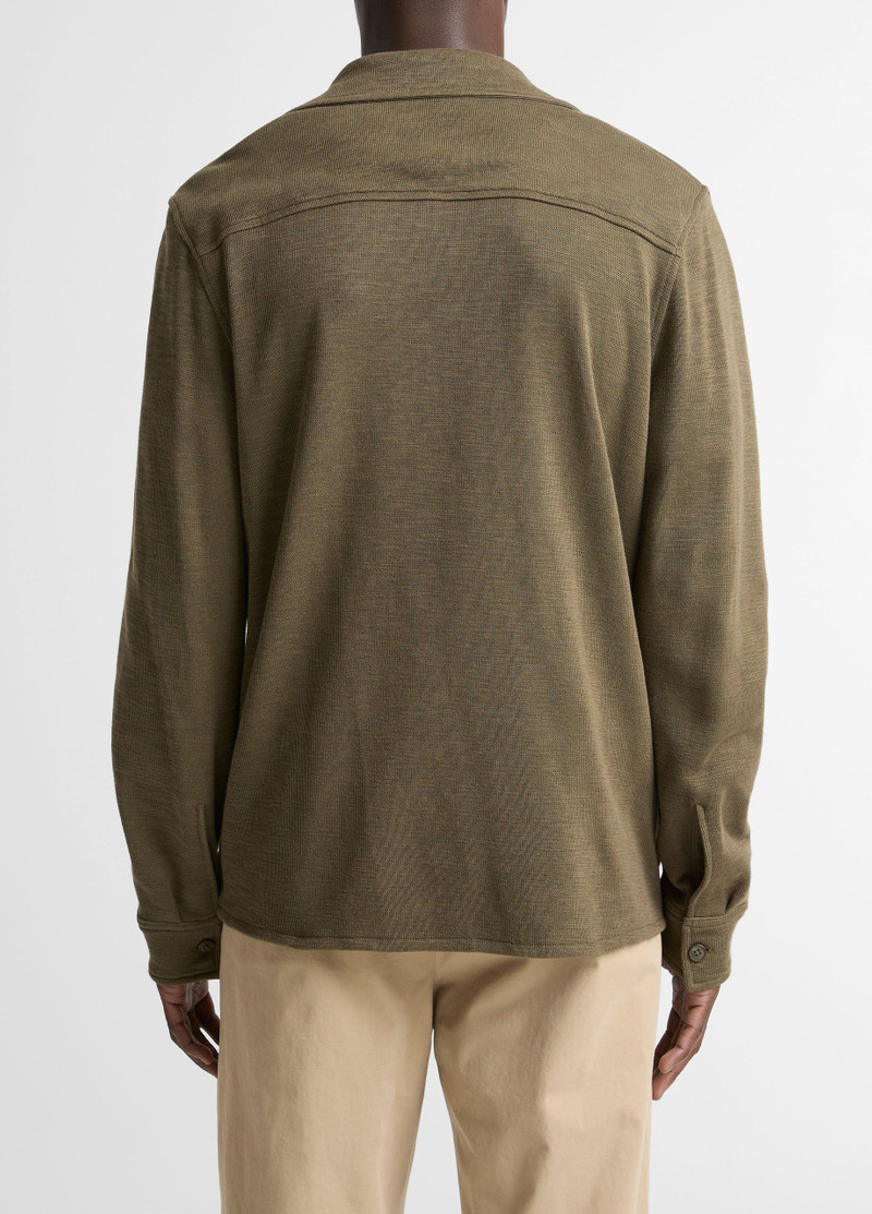 Vince Double-Slub Cotton-Blend Shirt Jacket outlook