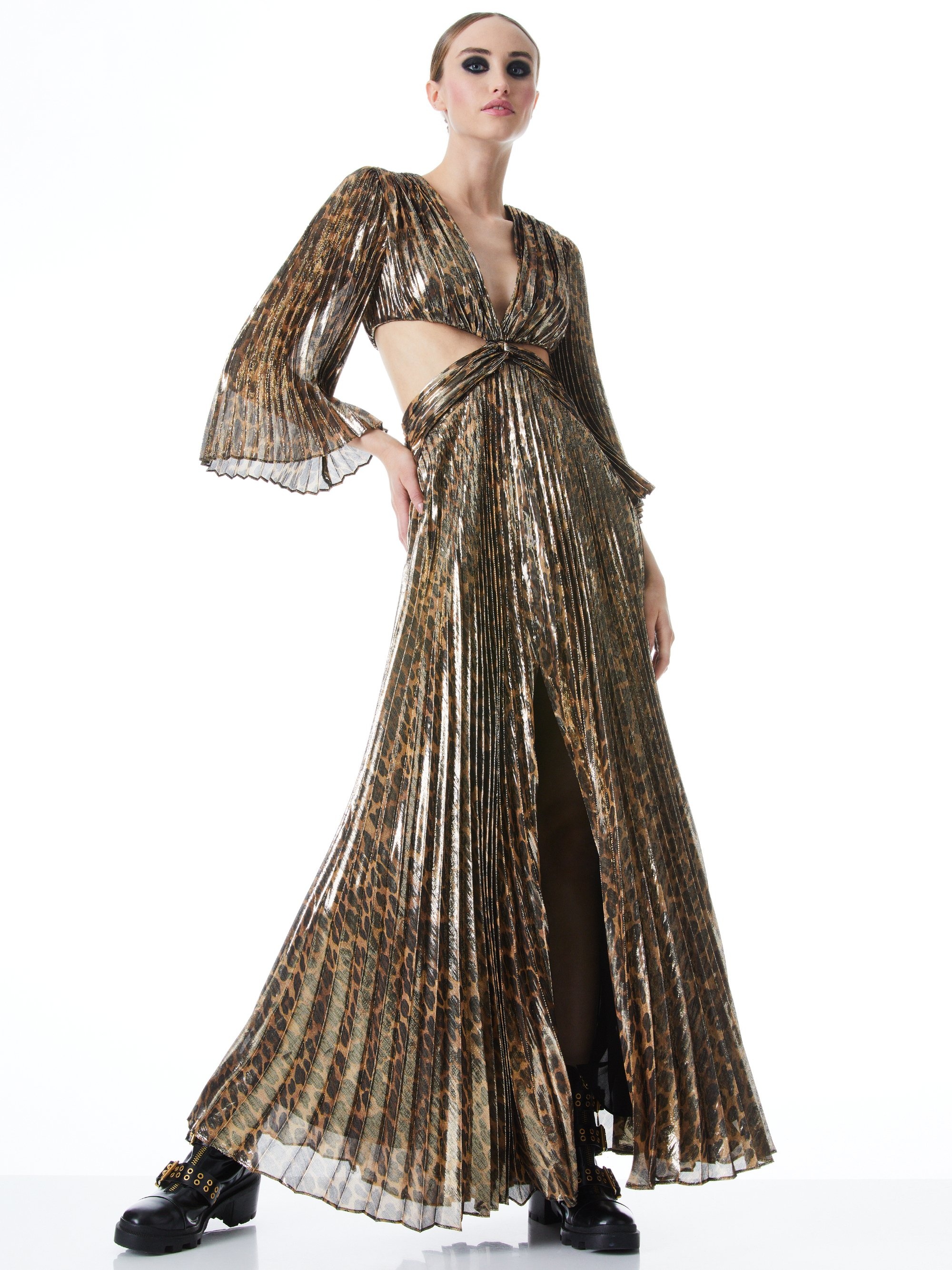 BAHAMA V-NECK CUT OUT MAXI DRESS - 6