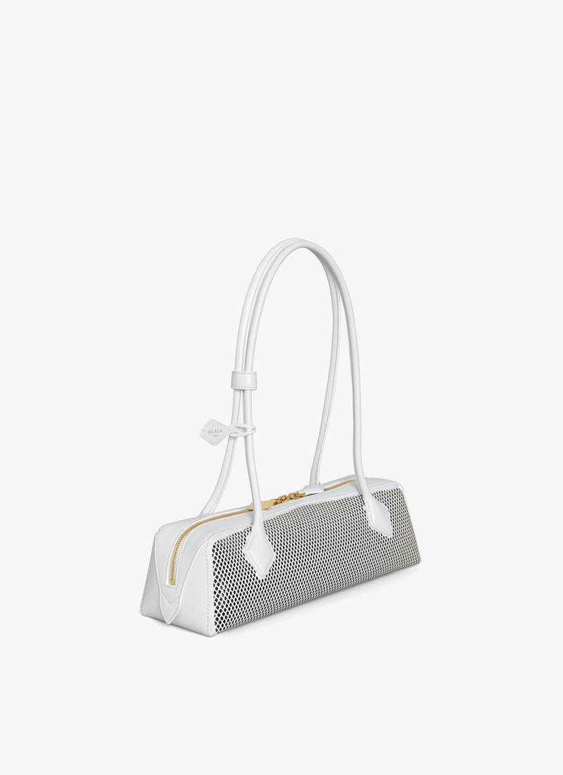 Alaïa LE TECKEL MEDIUM BAG IN FISHNET LEATHER outlook