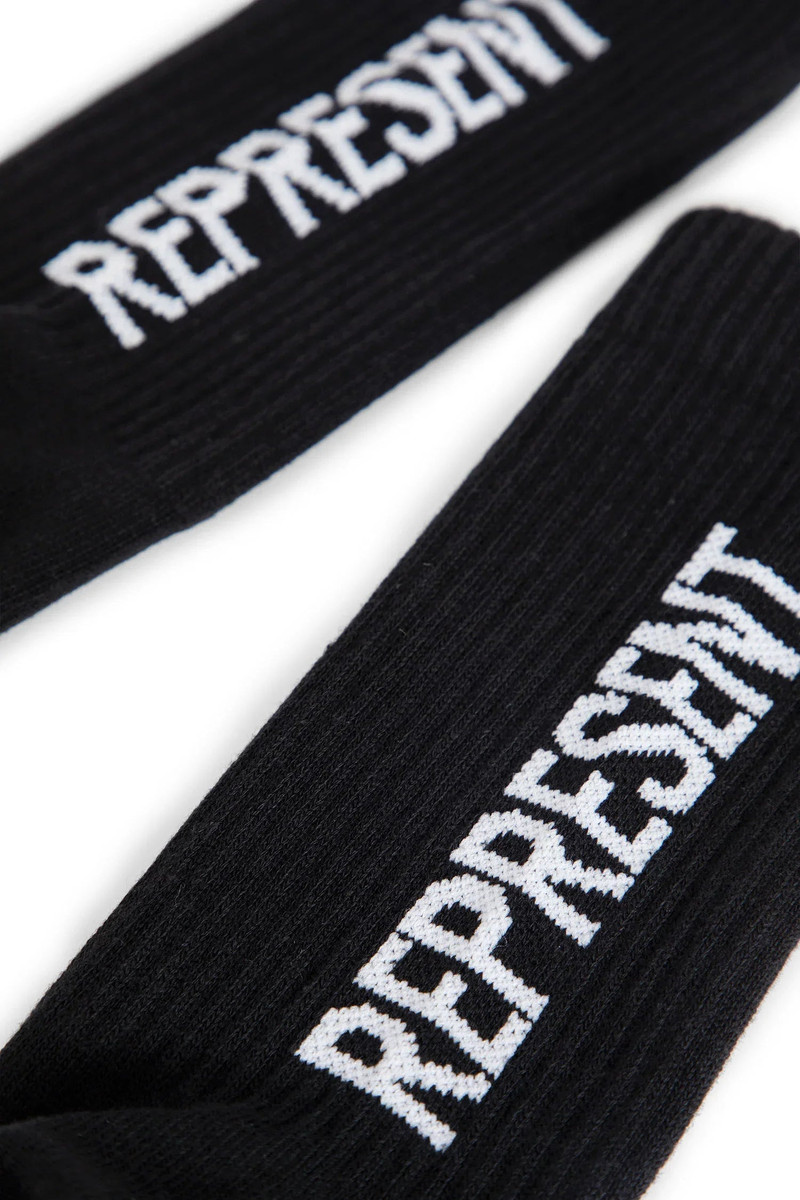 REPRESENT Logo-Socks outlook