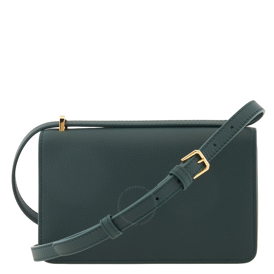 Burberry Ladies Vine Grainy Leather Mini TB Bag - 4