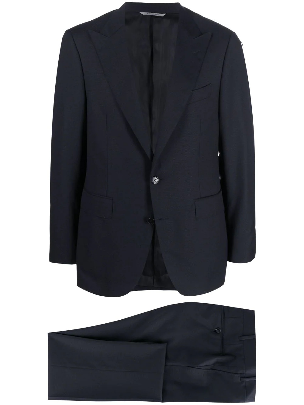 tailored single-breasted suit - 1