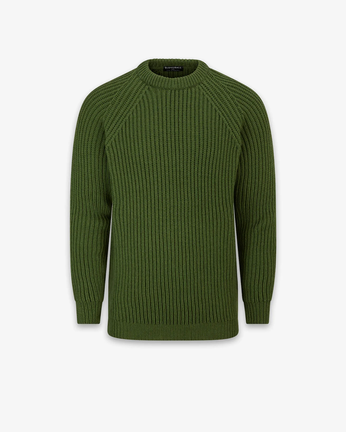 Men's Fisherman Jumper Army Green - 1