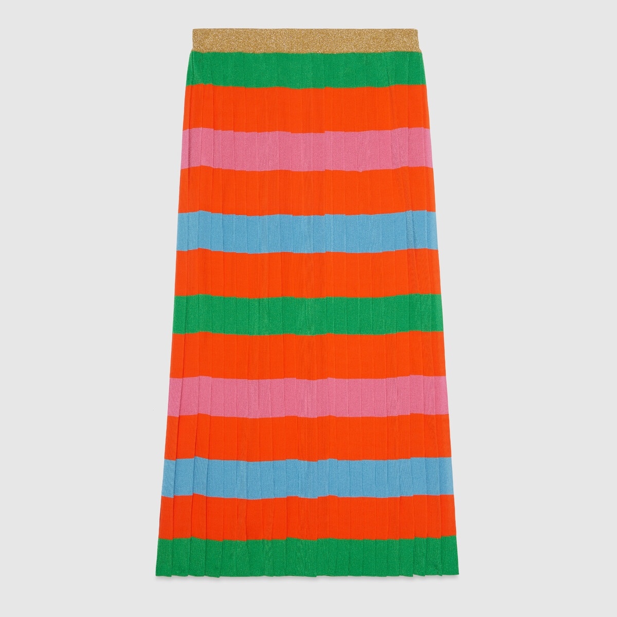 Viscose blend striped skirt - 1