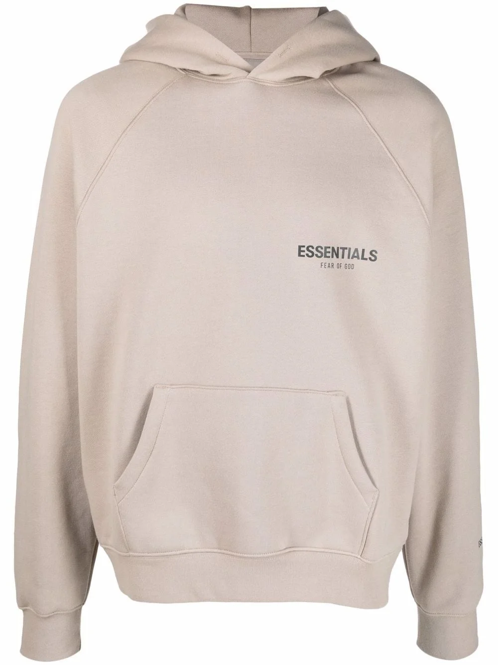logo-print hoodie - 1