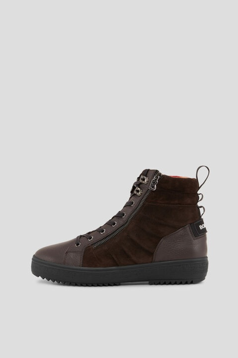 Anchorage High-top sneakers with spikes in Dark brown 1