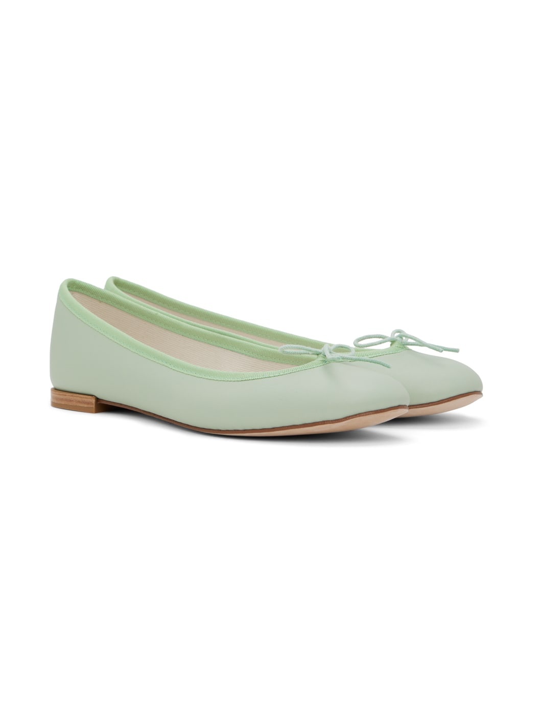 Green Cendrillon Ballerina Flats - 4