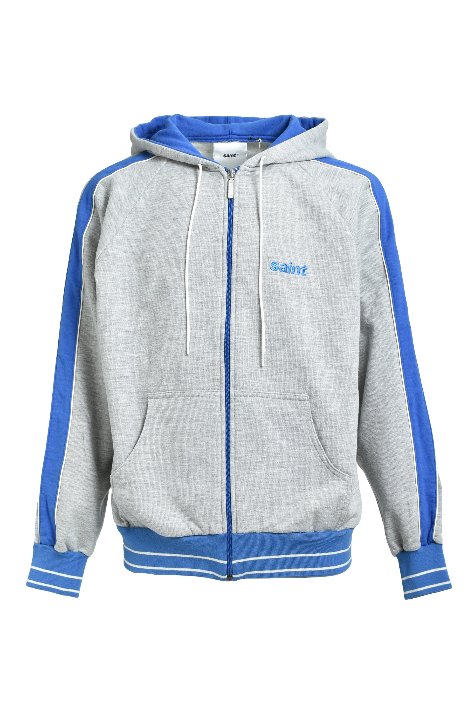 ZIP HOODIE/SIDE LINE / GRY - 1
