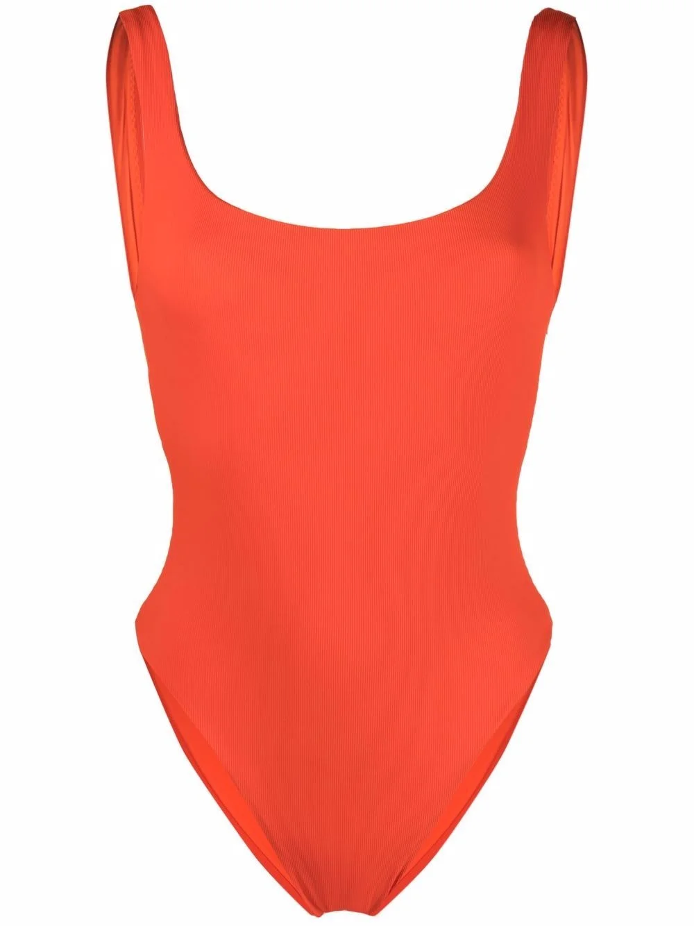 scoop-neck swimsuit - 1