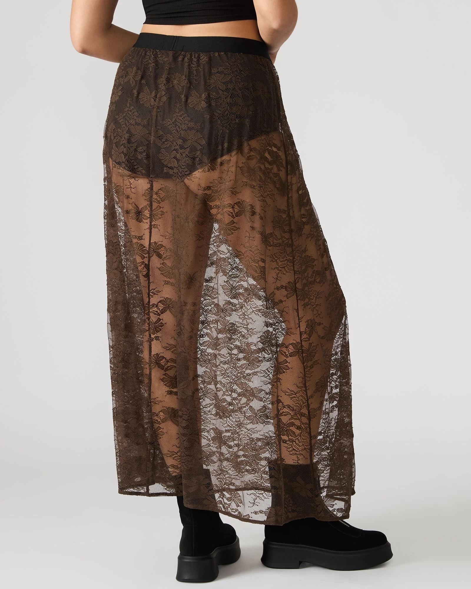 GISELA SKIRT DARK ESPRESSO - 1
